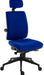 Teknik Ergo Plus Blue Fabric 24 Hr Operator Chair With Black Ultra Pyramid Base Height Adjustable Comfort Arms - image 3