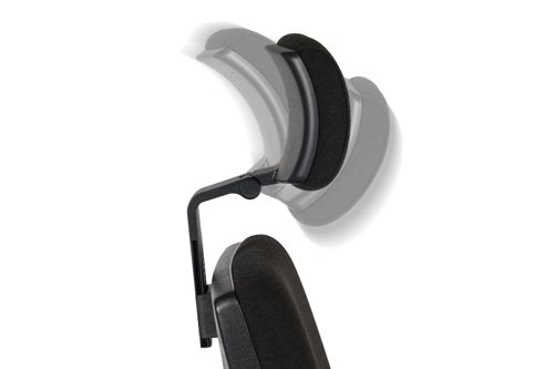 Teknik Ergo Plus Black Fabric 24 Hour Chair Headrest Standard Black Nylon Base Rated up to 24 Stone Optional Arm Rests - image 4