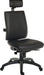 Teknik Ergo Plus Black Leather Look 24 Hour Chair Headrest Standard Black Nylon Base Rated up to 24 Stone Optional Arm Rests