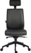 Teknik Ergo Plus Black Leather Look 24 Hour Chair With Headrest Black Ultra Pyramid Base Rated up to 24 stone Accepts Optional Arm Rests - image 3