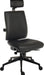 Teknik Ergo Plus Black Leather Look 24 Hour Chair With Headrest Black Ultra Pyramid Base Rated up to 24 stone Accepts Optional Arm Rests