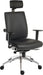 Teknik Ergo Plus PU Black Fabric 24 Hour Chair With Headrest Aluminium Pyramid Base Height Adjustable Apex Arms