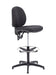 Concept Mid Back Chair With Draughting Kit Charcoal Adjustable