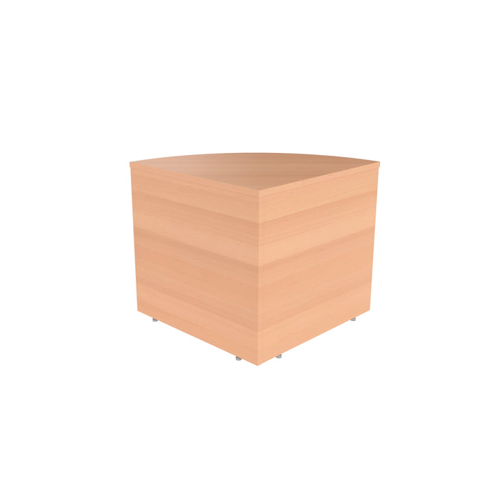 Reception Modular Corner Base Unit Beech