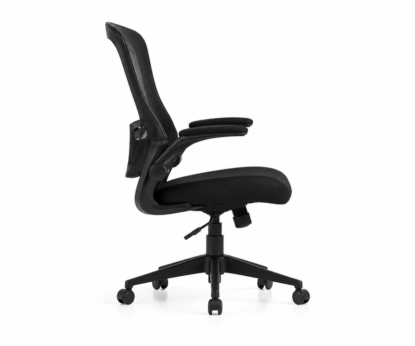 OE - Orbit Black Mesh Back Chair