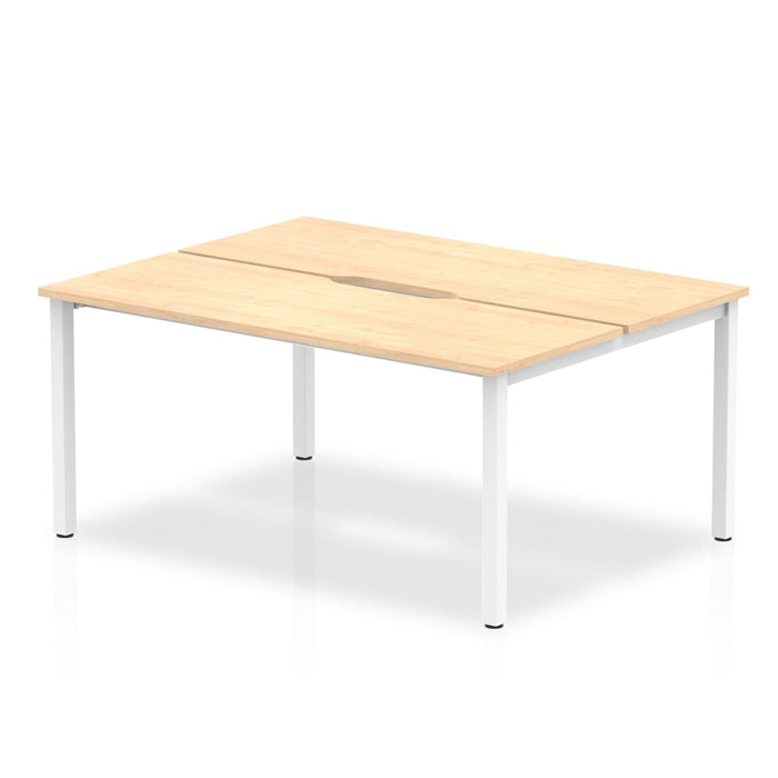 Evolve Plus B2B Bench Desk - 2 Person