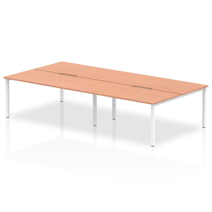 Evolve Plus B2B Bench Desk - 4 Person