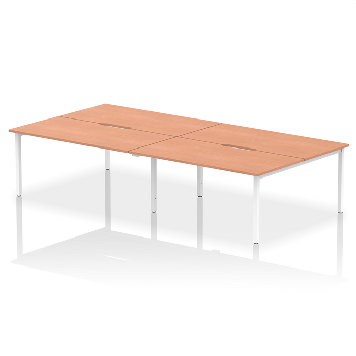 Evolve Plus B2B Bench Desk - 4 Person