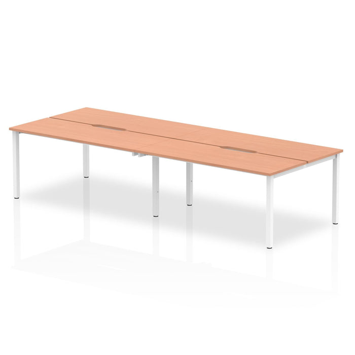 Evolve Plus B2B Bench Desk - 4 Person