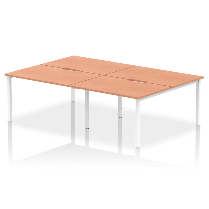 Evolve Plus B2B Bench Desk - 4 Person