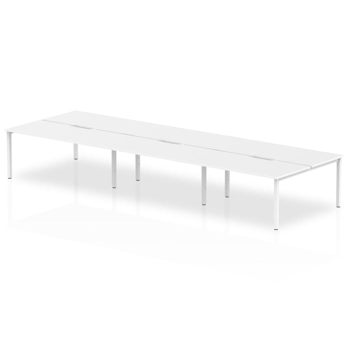 Evolve Plus B2B Bench Desk - 6 Person