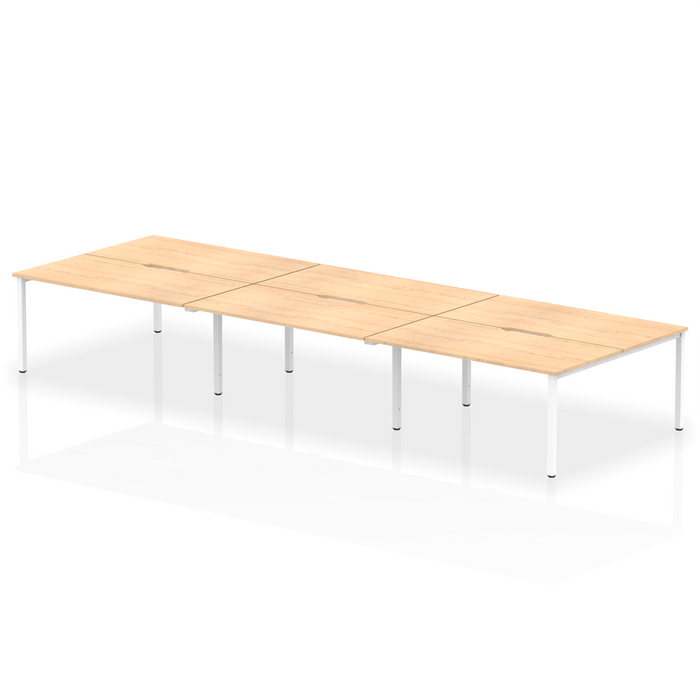 Evolve Plus B2B Bench Desk - 6 Person