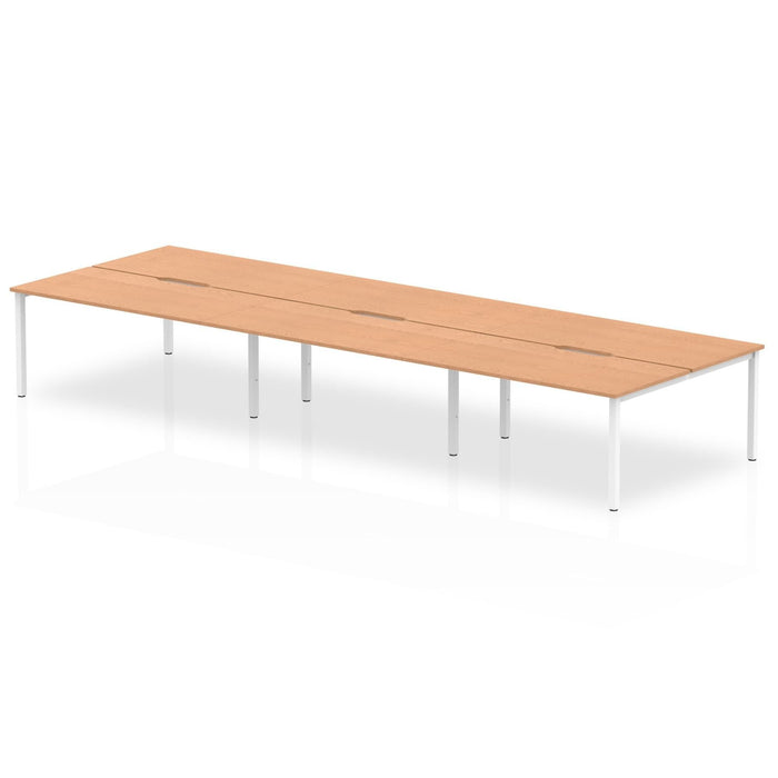 Evolve Plus B2B Bench Desk - 6 Person