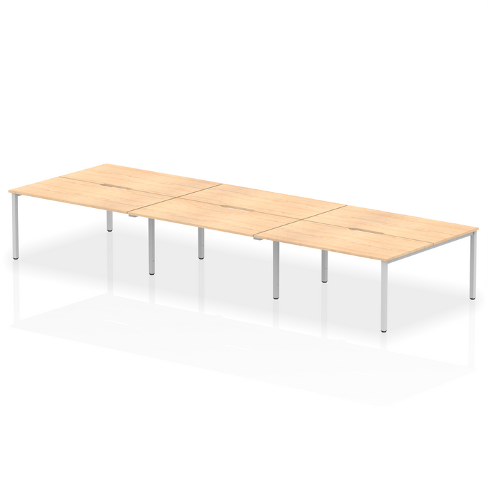 Evolve Plus B2B Bench Desk - 6 Person