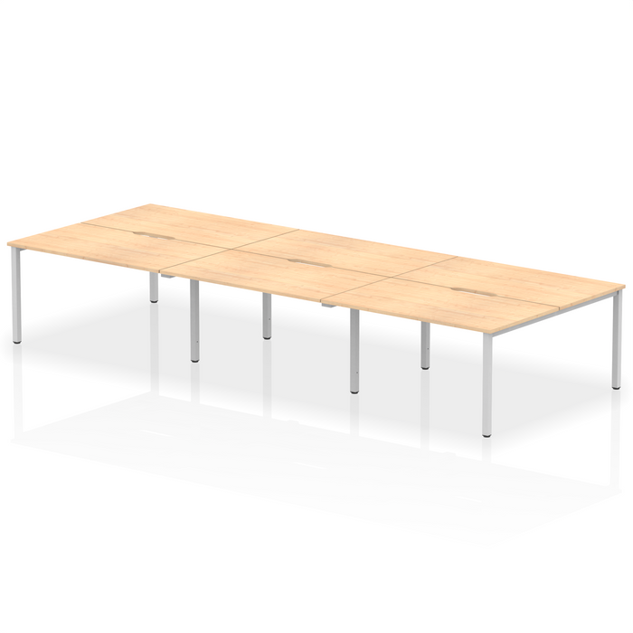 Evolve Plus B2B Bench Desk - 6 Person