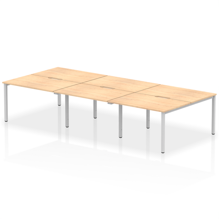 Evolve Plus B2B Bench Desk - 6 Person