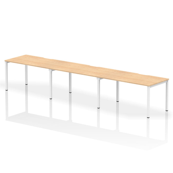 Evolve Plus Single Row Bench Desk - 3 Person