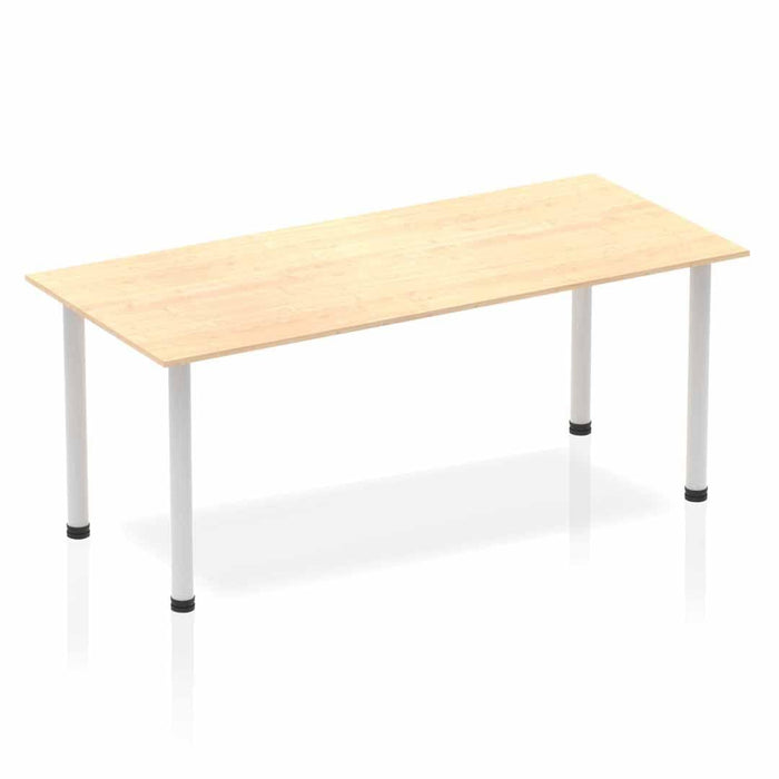 Impulse 1800mm Straight Table With Post Leg