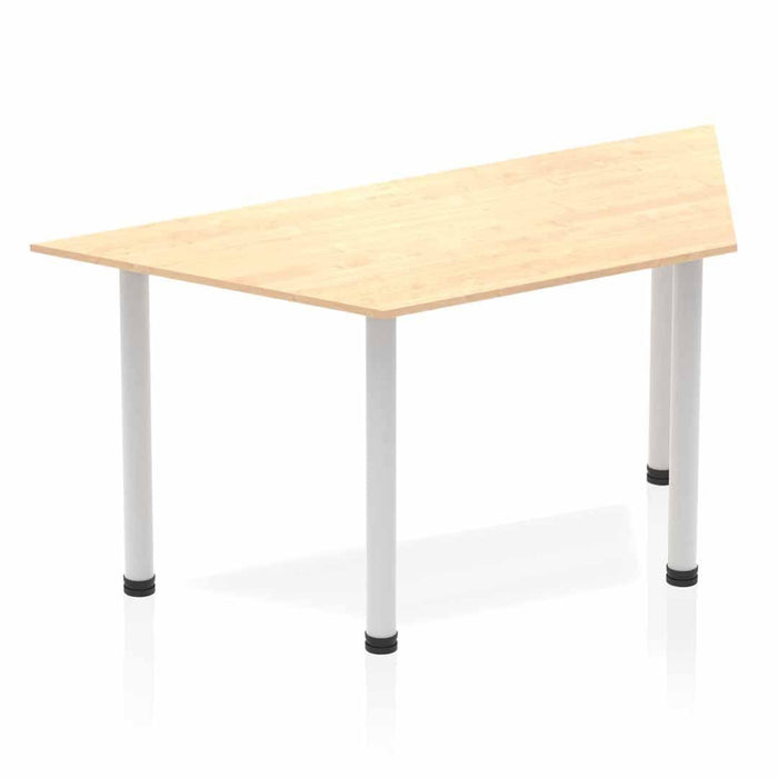 Impulse Trapezium Table With Post Leg