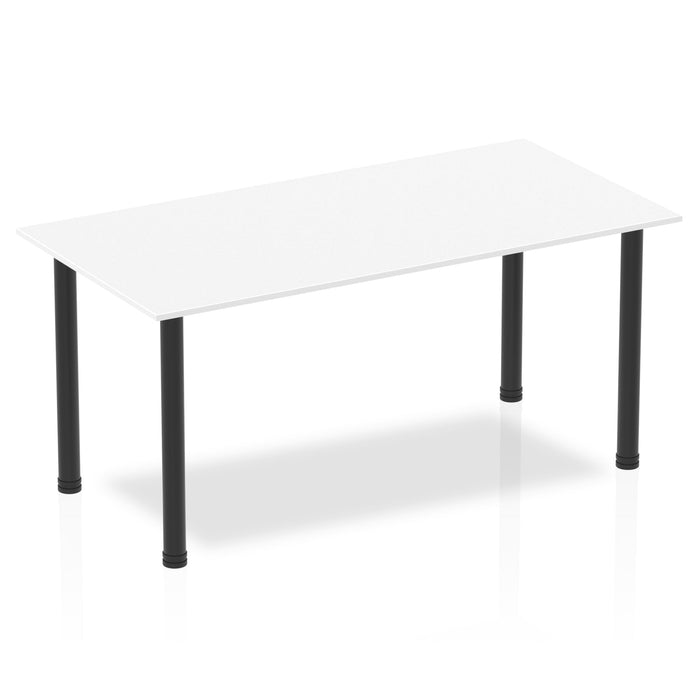 Impulse 1600mm Straight Table With Post Leg