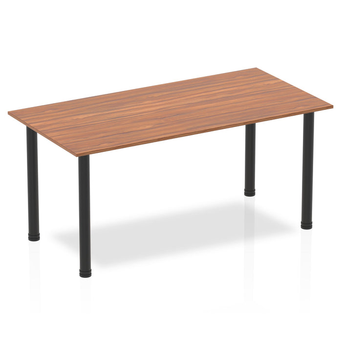 Impulse 1600mm Straight Table With Post Leg