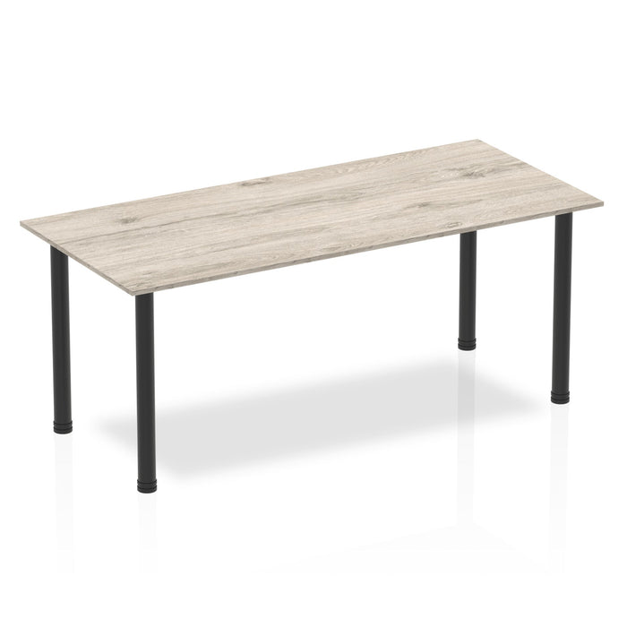 Impulse 1800mm Straight Table With Post Leg