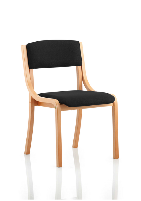 Madrid Wooden Frame Visitor Chair with Arms