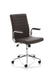 Impulse 1600mm Straight Office Desk Maple Top Silver Cantilever Leg with 3 Drawer Mobile Pedestal and Ezra Brown