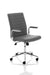 Impulse 1600mm Straight Office Desk Beech Top Silver Cantilever Leg with 2 Drawer Mobile Pedestal and Ezra Grey