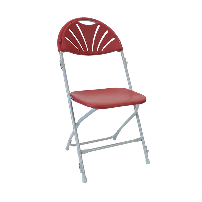 40 Zlite® Fan Back Folding Chairs with Trolley