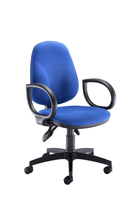 Concept Deluxe Chair With Fixed Arms | Royal Blue