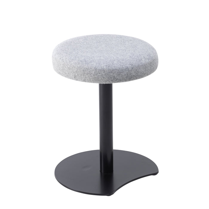 Contract Low Stool | Plain Top Finish | Black Frame | Unlimited Band 2