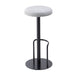 Contract High Stool with Tube Footrest | Plain Top Finish | Black Frame | Unlimited Band 2