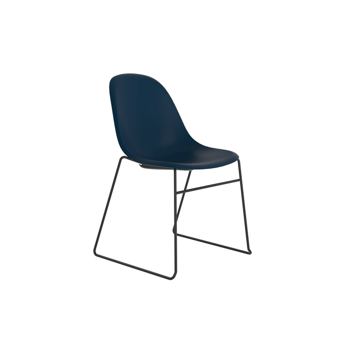 Lizzie Skid Chair | Blue