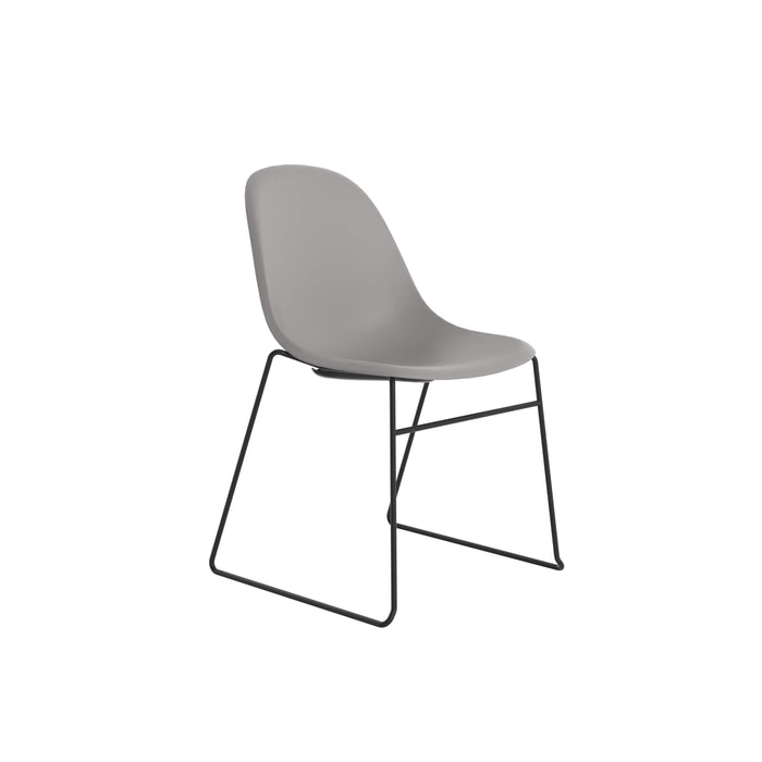 Lizzie Skid Chair | Grey