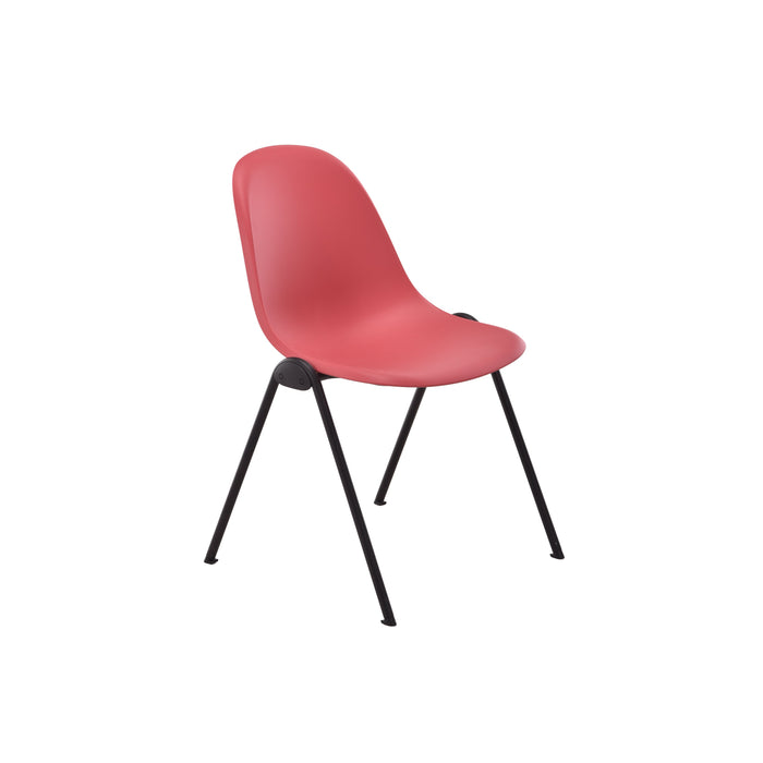 Lizzie 4 Leg Chair | Red