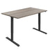 Economy Single Motor Sit Stand Desk (FSC) | 1400 X 800 | Grey Oak/Black