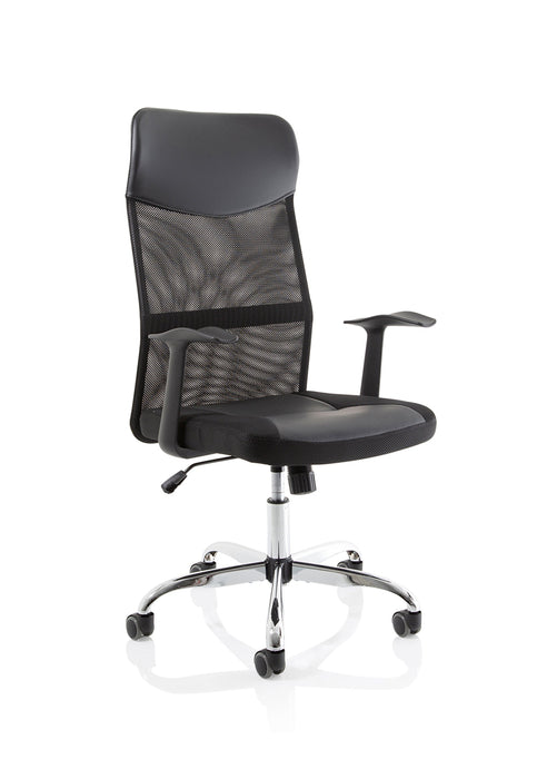 OE - Vegalite High Mesh Back Black Executive Office Chair with Arms