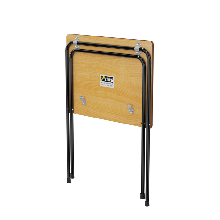 Zlite® Standard Folding Exam Desk 600X450mm, Beech