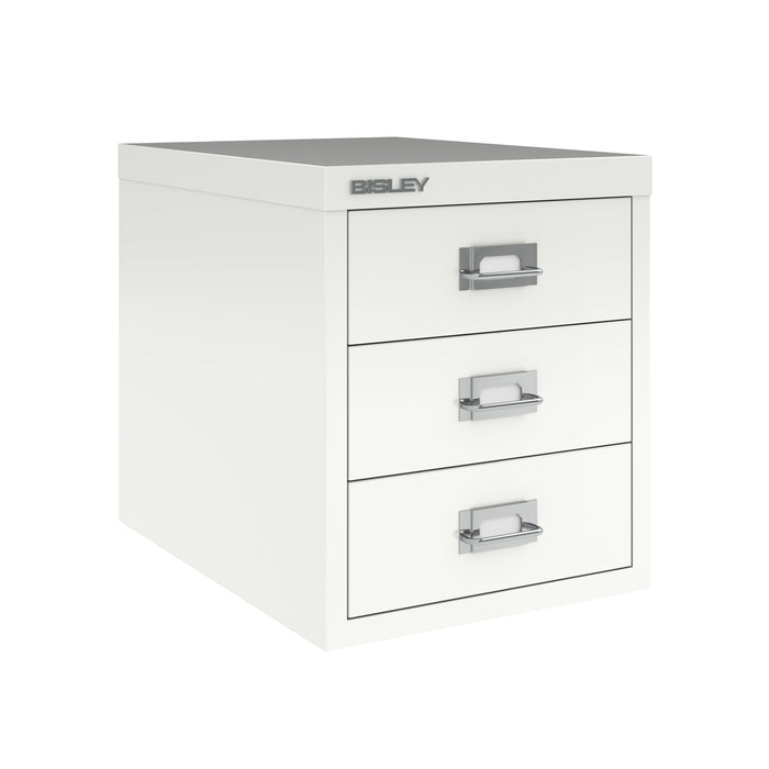 Bisley 12 Series Multidrawer Storage Unit | 3 Drawer | Traffic White