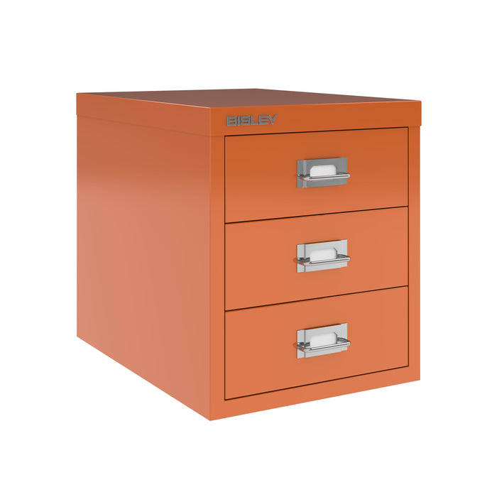 Bisley 12 Series Multidrawer Storage Unit | 3 Drawer | Orange