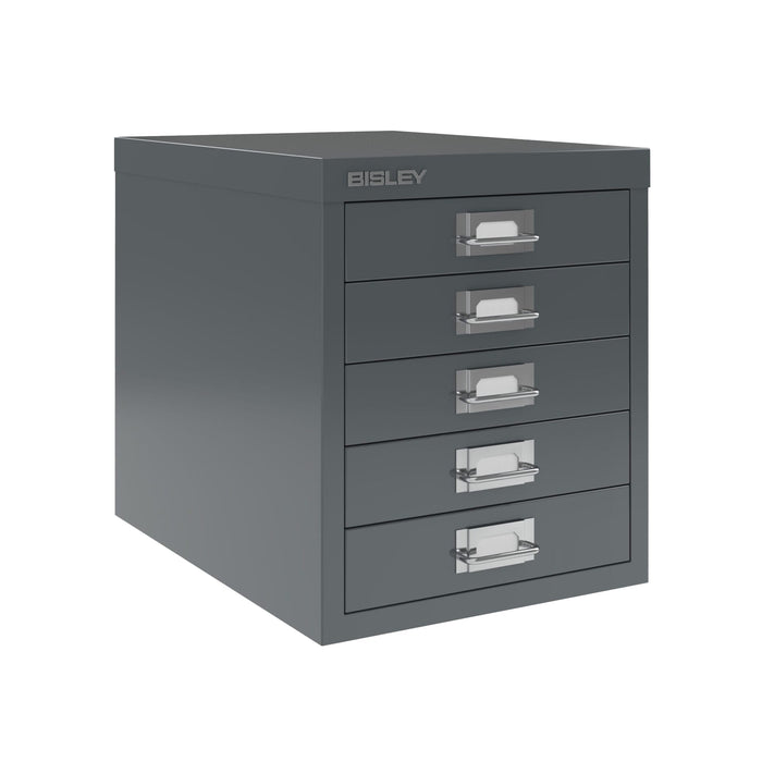 Bisley 12 Series Multidrawer Storage Unit | 5 Drawer | Anthracite Grey