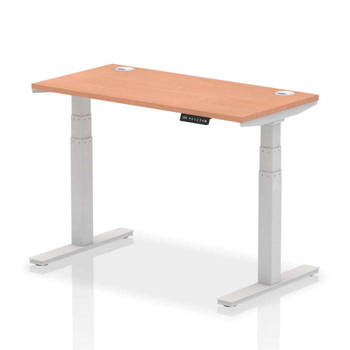 OE - Air Height Adjustable Slimline Desk With Cable Ports