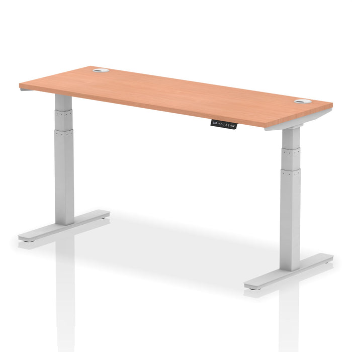 OE - Air Height Adjustable Slimline Desk With Cable Ports