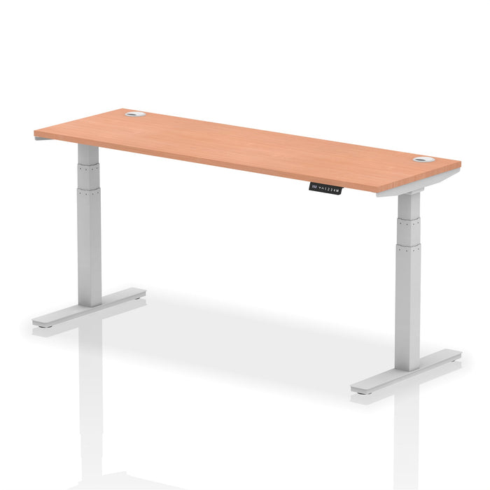 OE - Air Height Adjustable Slimline Desk With Cable Ports