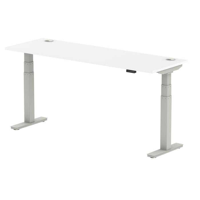 Air Height Adjustable Slimline Desk With Cable Ports