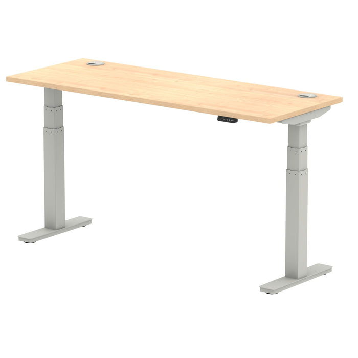 Air Height Adjustable Slimline Desk With Cable Ports