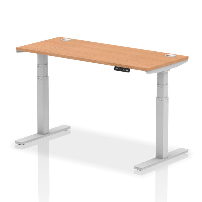 OE - Air Height Adjustable Slimline Desk With Cable Ports