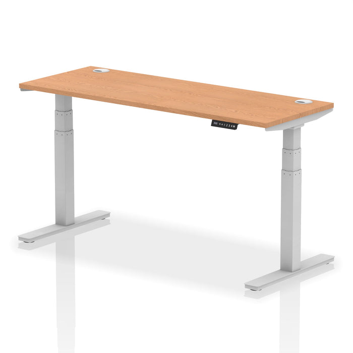 OE - Air Height Adjustable Slimline Desk With Cable Ports