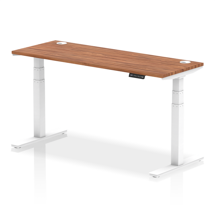 OE - Air Height Adjustable Slimline Desk With Cable Ports